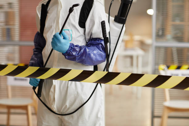 Professional Biohazard Cleanup technician working in Crete, NE